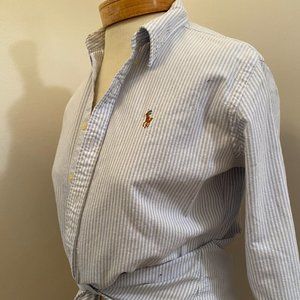 Ralph Lauren Polo cotton stripe menswear shirt